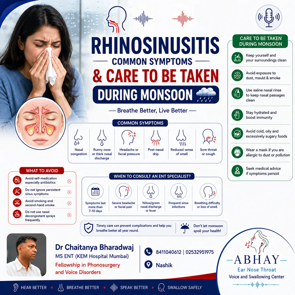 Allergic Rhinosinusitis Nashik: ENT Specialist in Nashik