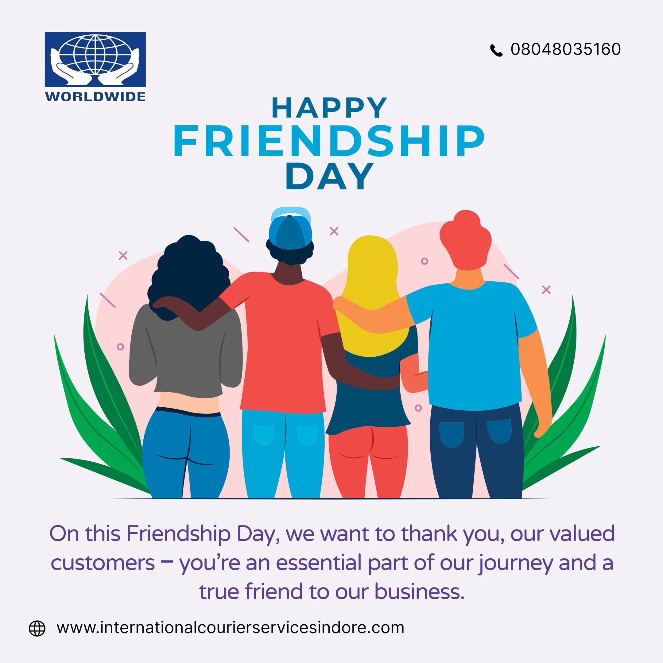 ๐ซถ๐ Happy Friendship Day! Here's to the friends who stand by us through every smile, every challeng...