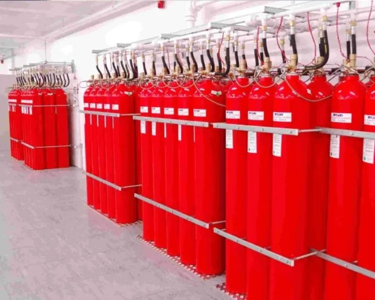 Gaseous Fire Suppression System using co2