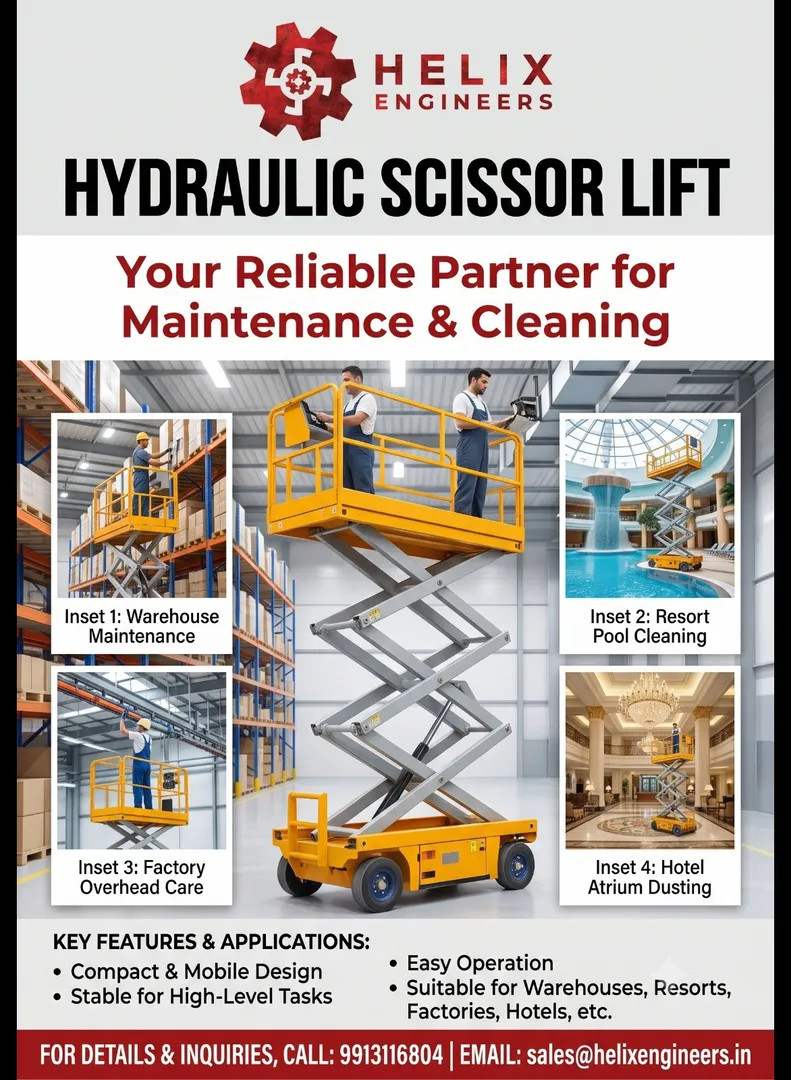 Hydraulic Scissor Lift Supplier in Mumbai – Helix Engineers
