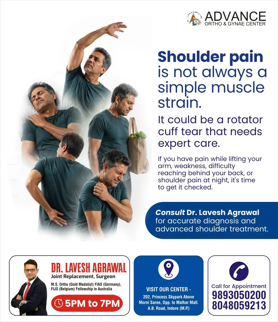 Best Doctor for Shoulder Pain Treatment in Vijay Nagar, IndoreLooking for the best doctor for should...