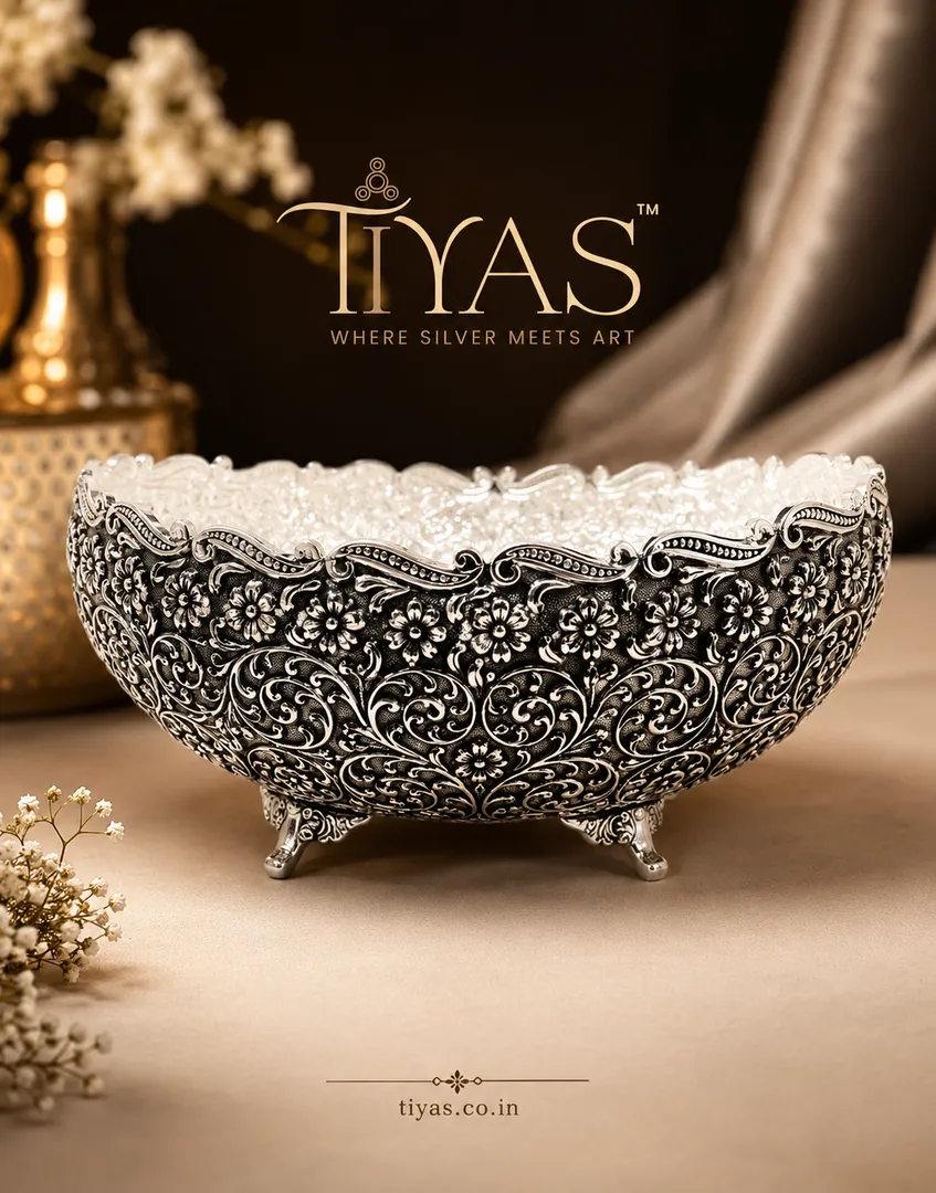 Manufacturer of Silver Fruit Bowl 92.5