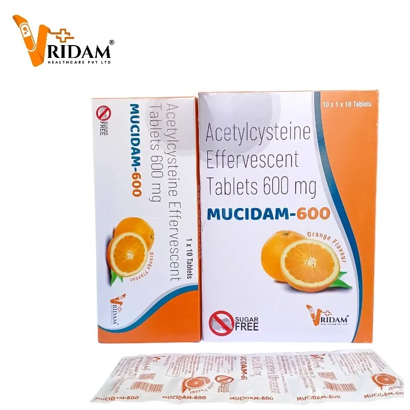 Check out our Product Range : MUCIDAM-600 EFFERVESCENT TABLET