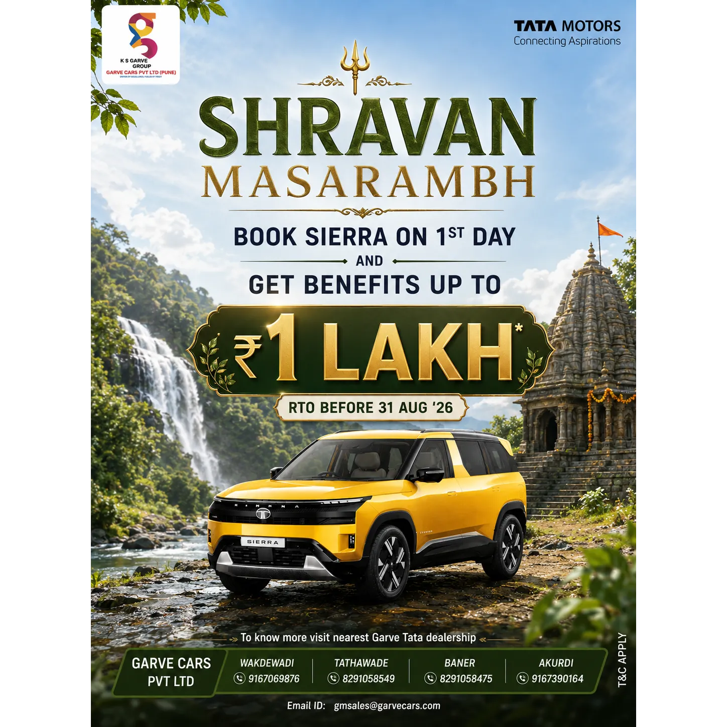 Begin your auspicious journeys with the legendary TATA SIERRA! 🏔️✨
Celebrate the holy month of Shr...
