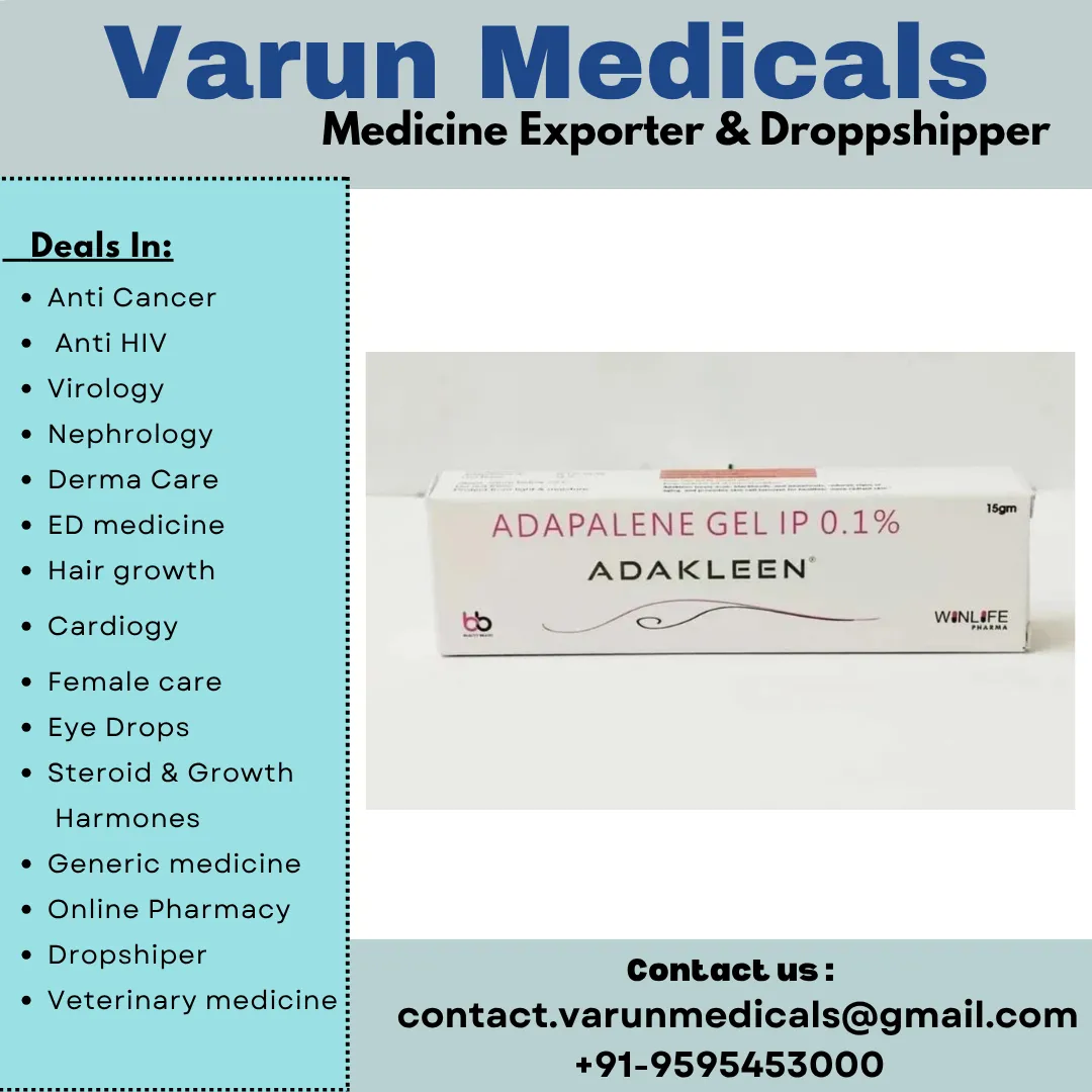 Adapalene Gel Supplier, Dealer, Exporter