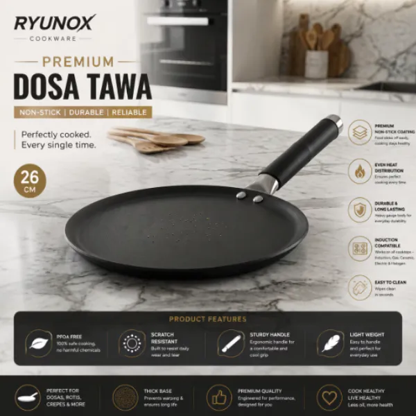 Enamel Coated Black Dosa Tawa: A Complete Buyer's Guide for Retailers, Distributors, and Commercial