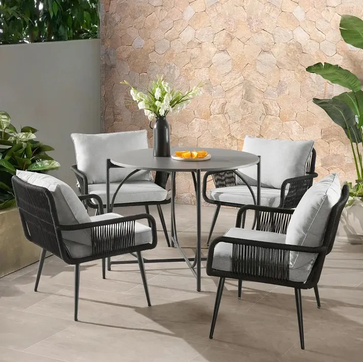 Modern Outdoor Dining Furniture Set for Hospitality & Residential Spaces | Divine Oakwood