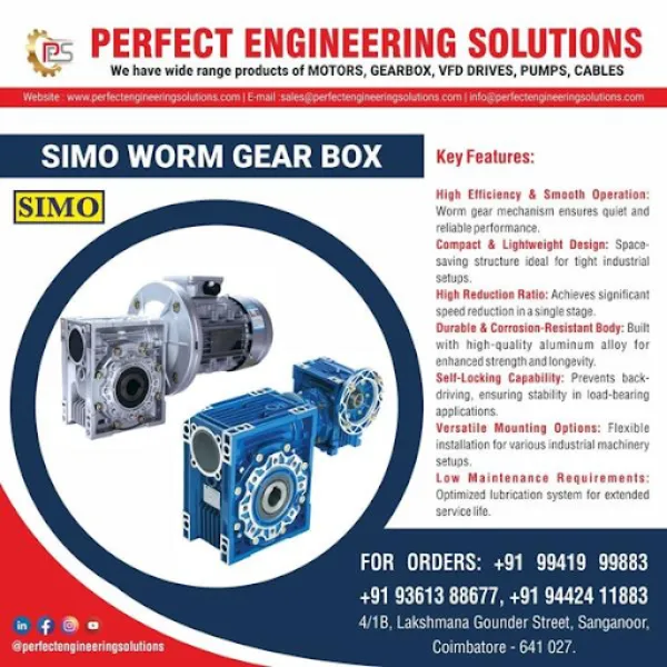 SIMO Worm Gearbox Selection Guide for Reliable Industrial Performance