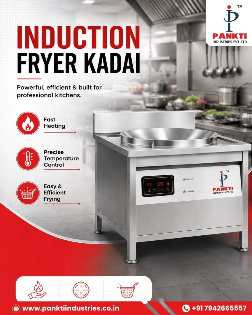 Induction Fryer Kadai for Efficient Commercial Frying