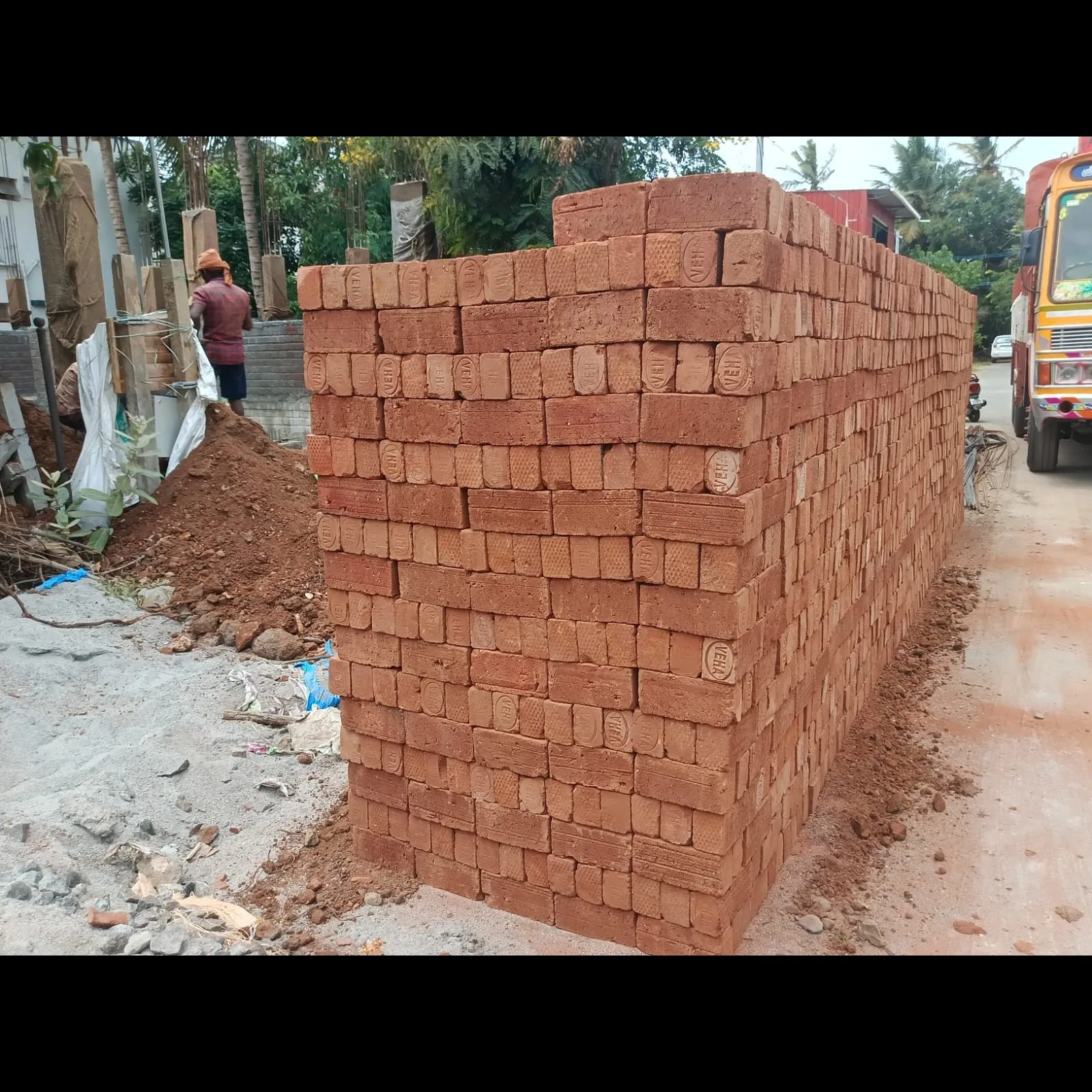Reliable bricks material for house building