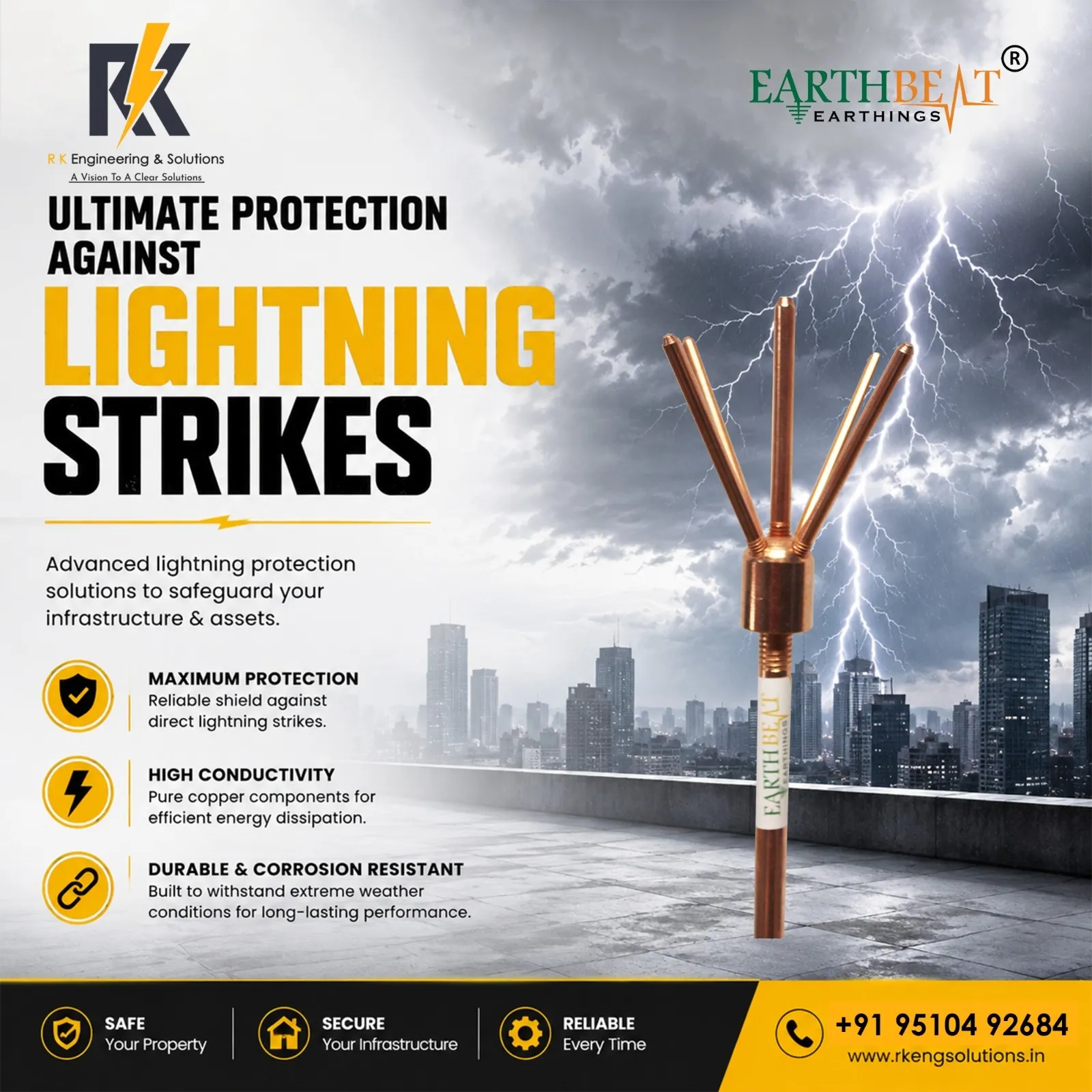 Lightning Protection System | R K Engineering & Solutions