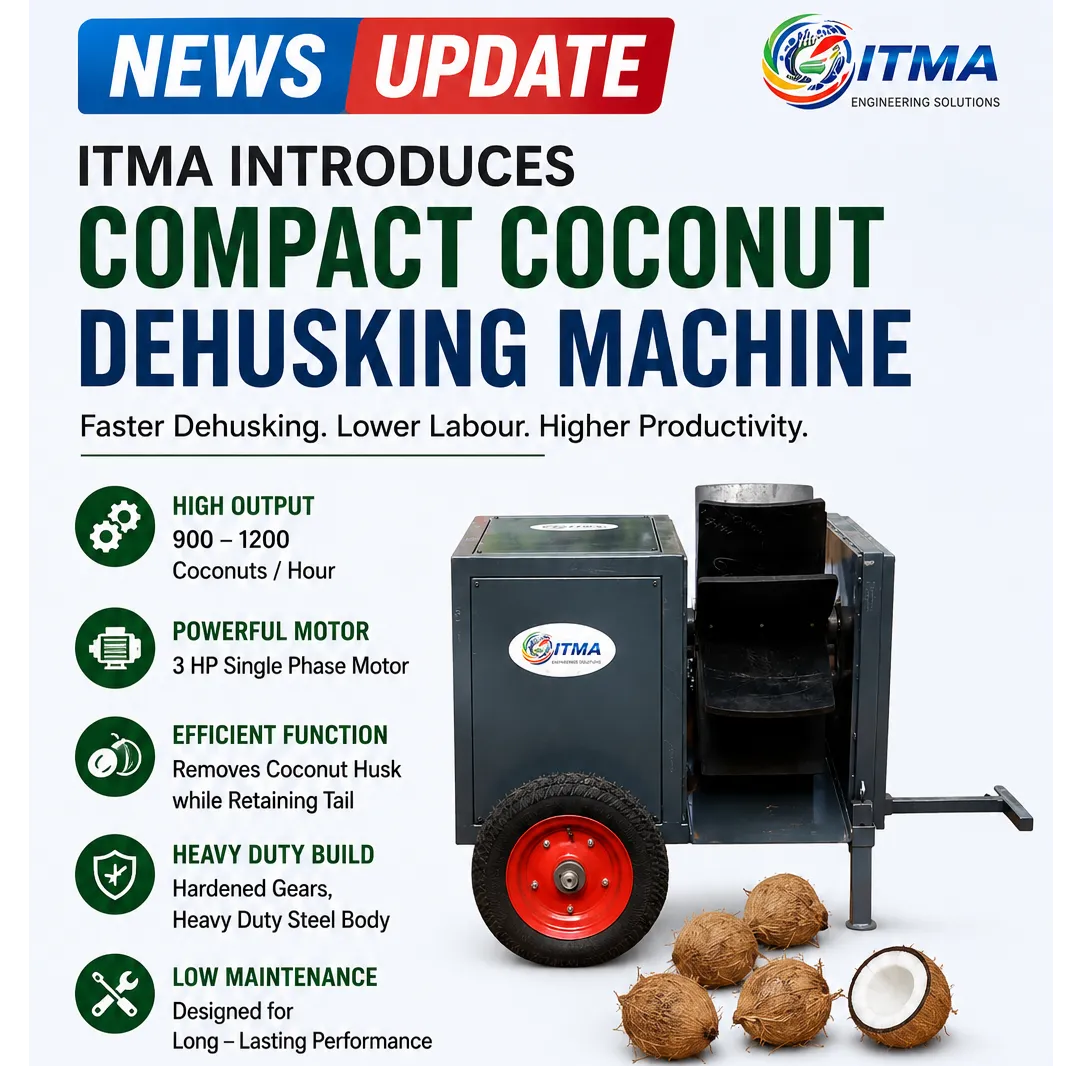 What if coconut dehusking could be faster, easier, and more productive?