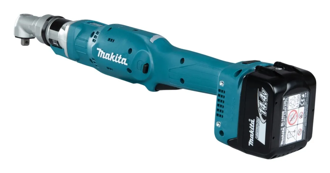 The Makita DFL125FZ is a 14.4V cordless brushless 3/8-inch square drive angle nut runner