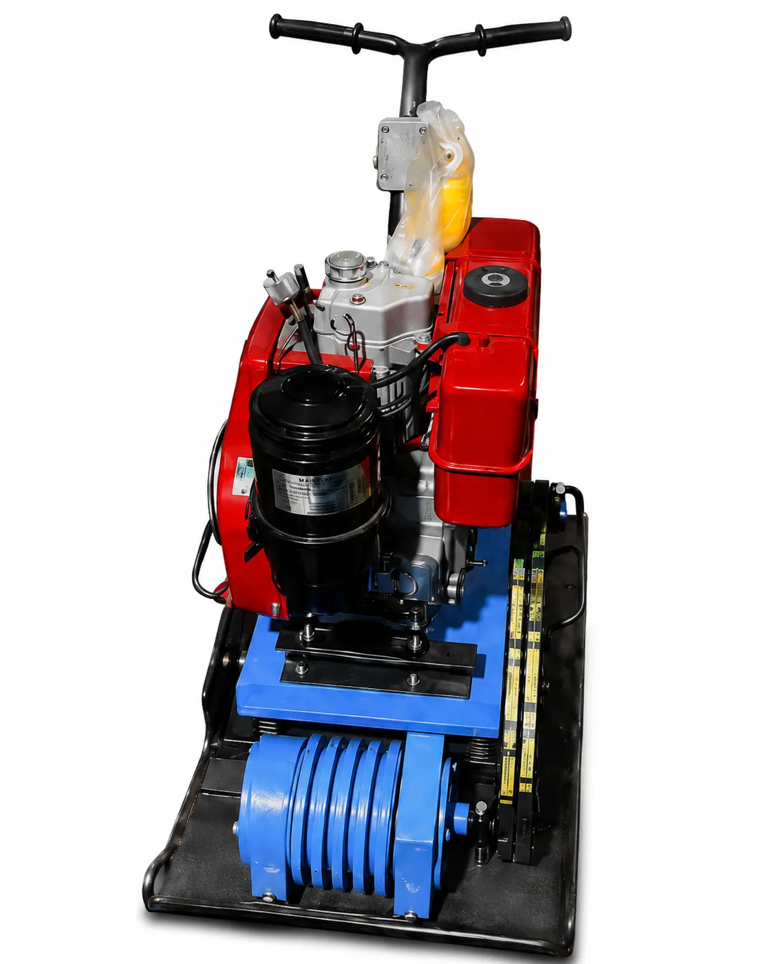 S.M. Equipment Diesel Plate Compactor – 5 HP Diesel Engine | 2 Ton Compaction Capacity|India Supply