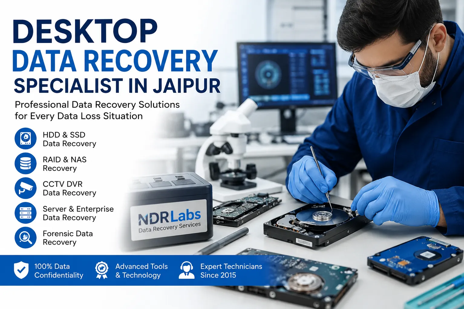 Desktop Data Recovery Specialist in Jaipur – NDRLabs