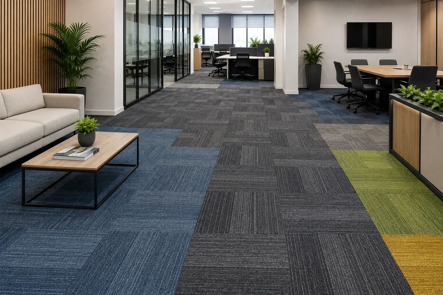 Carpet Tiles for Gurugram Offices: A Flexible Flooring Solution for Busy Workspaces