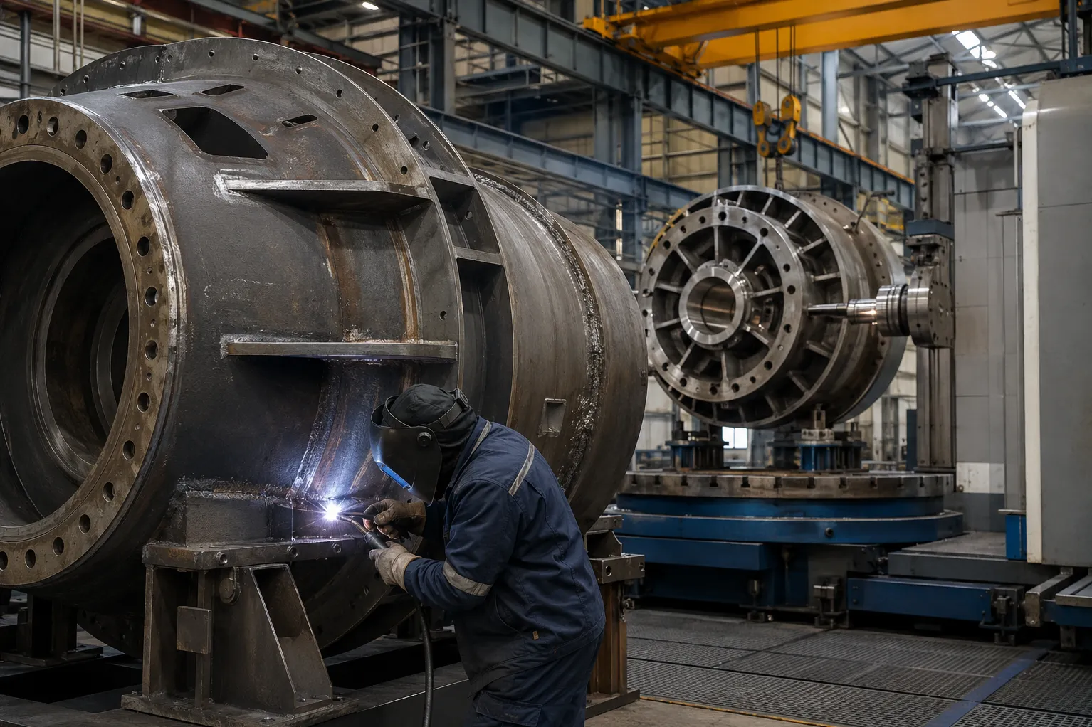 How Welding and Machining of Heavy Engineering Components Improves Product Reliability