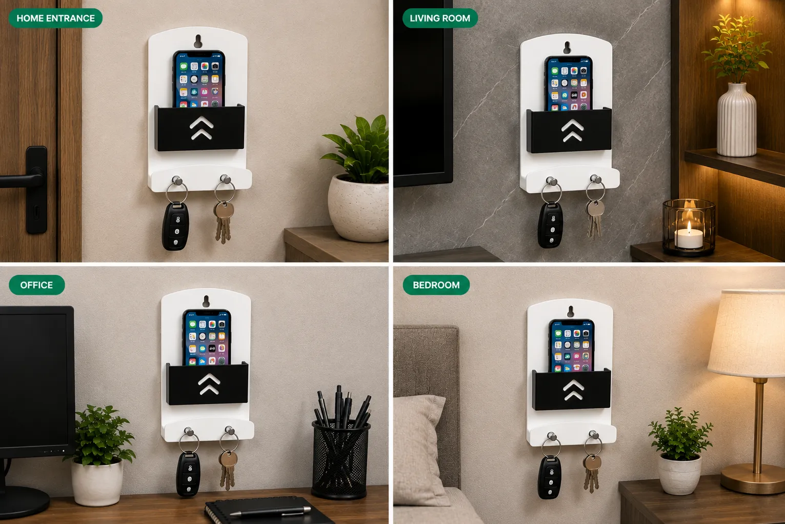 Acrylic single mobile stand with key stand