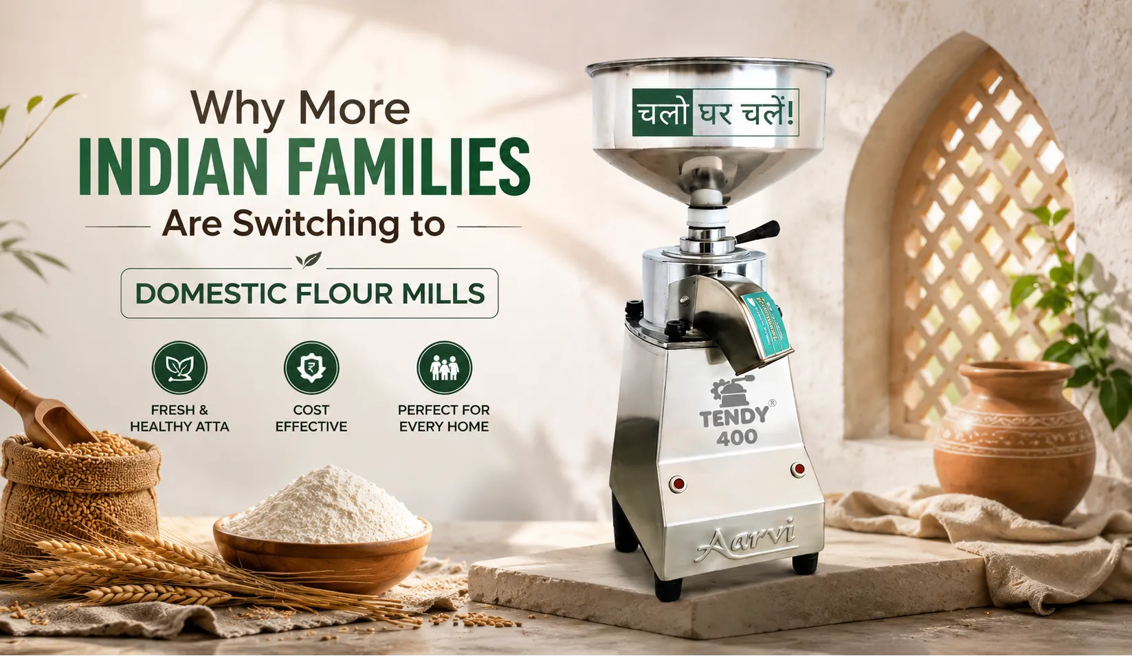 Why More Indian Families Are Switching to Domestic Flour Mills