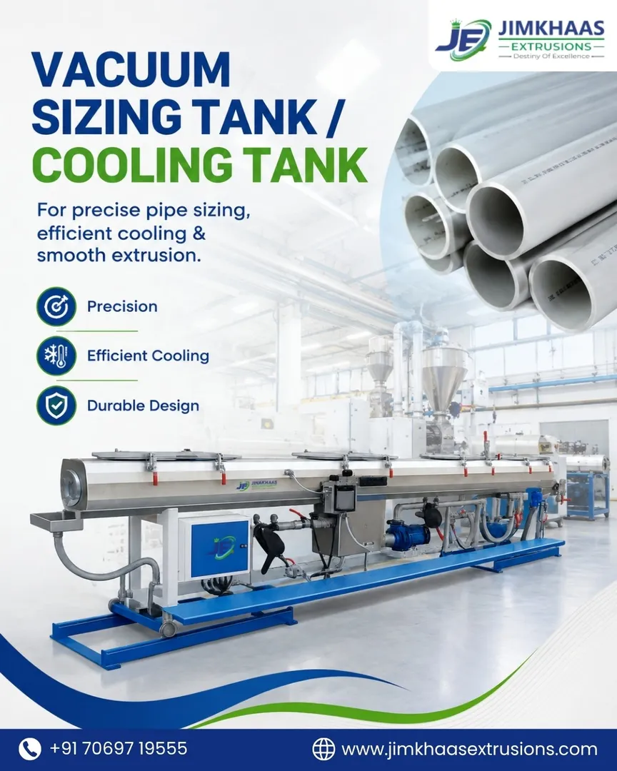 Vacuum Sizing Tank Manufacturer in Ahmedabad
