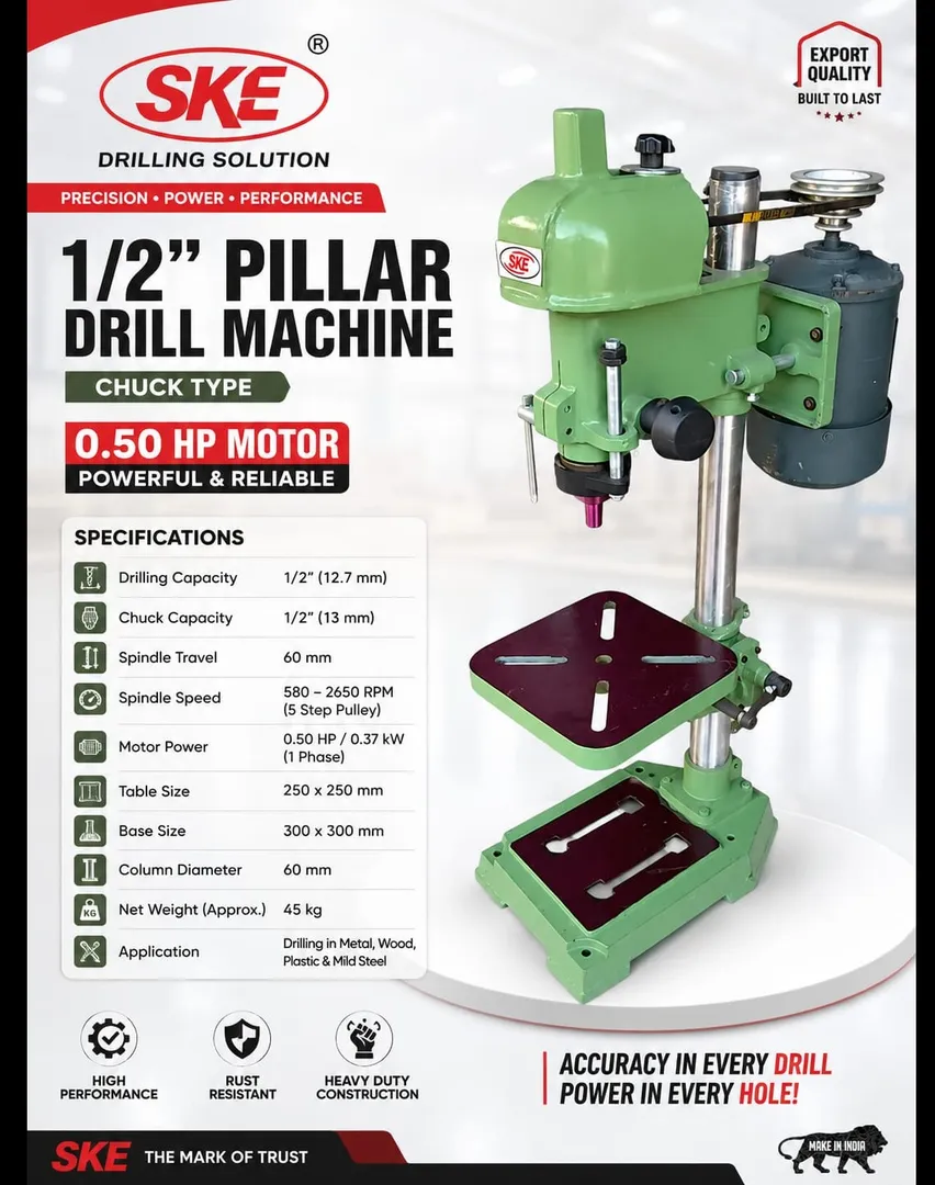 13 MM PILLAR DRILL MACHINE