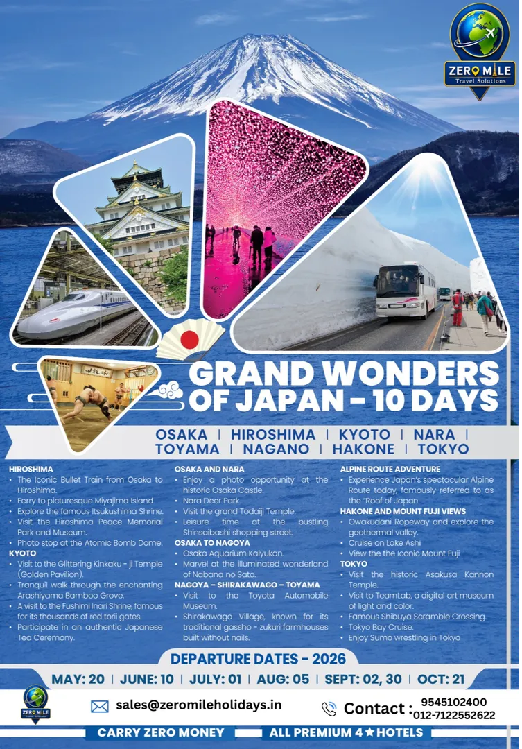 Japan Unveiled: 10 Days of Grand Wonders ⭐