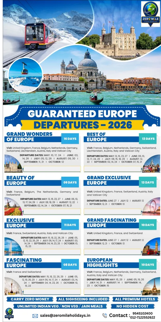 Your Europe Story Starts Here ✈️