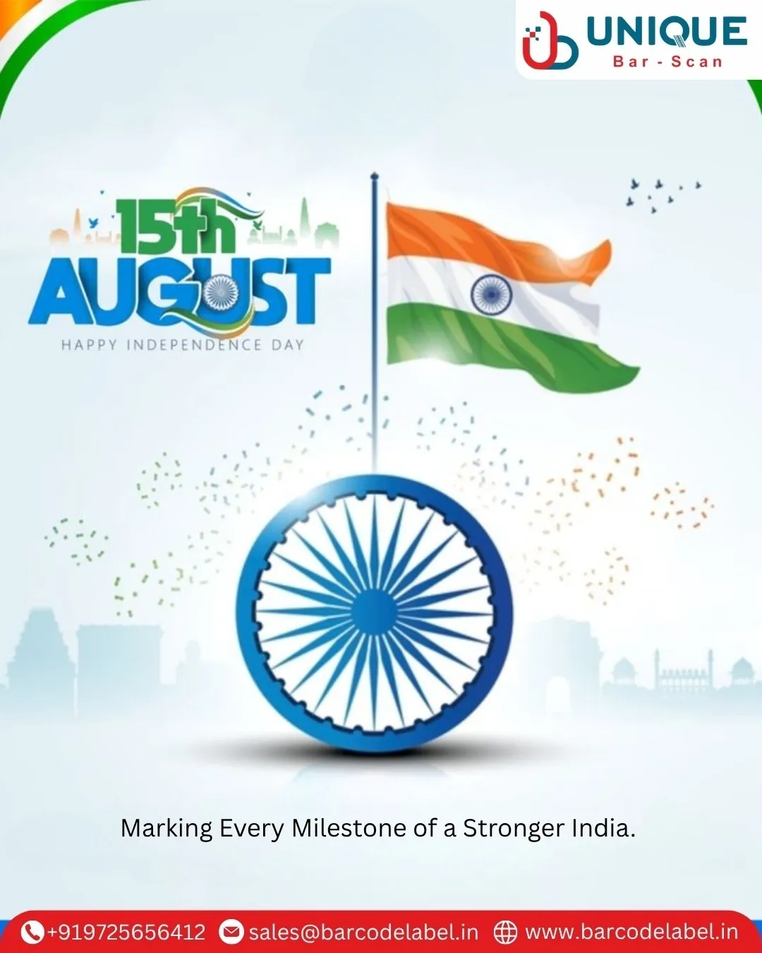 15 August Independence Day Celebration | Unique Bar-Scan