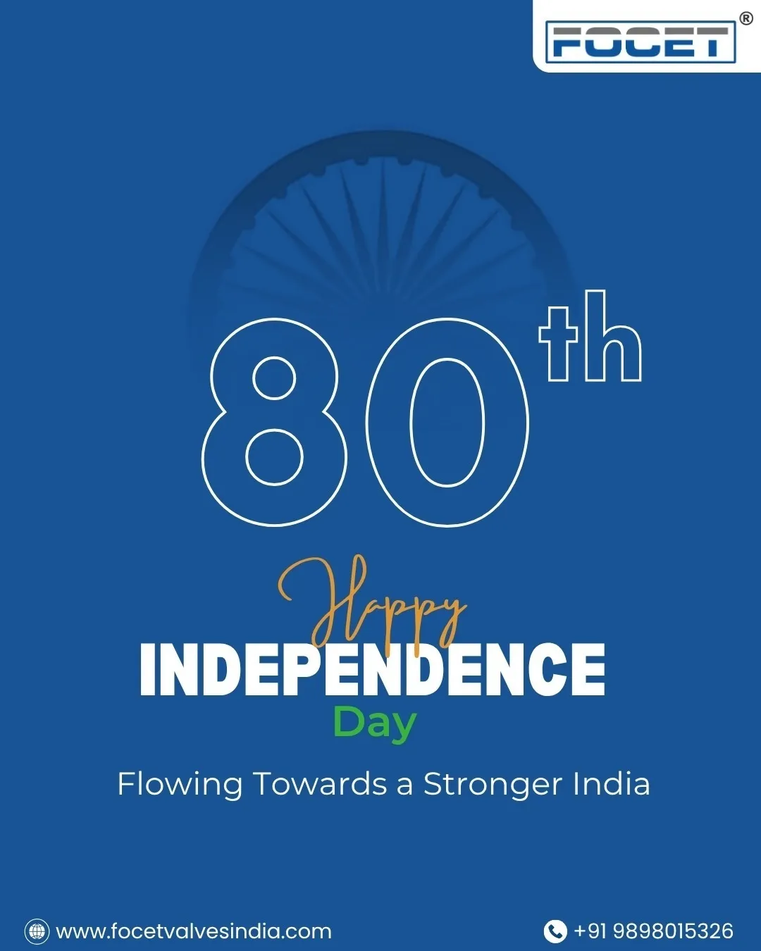 80th Independence Day 2026 | Focet Valves Private Limited