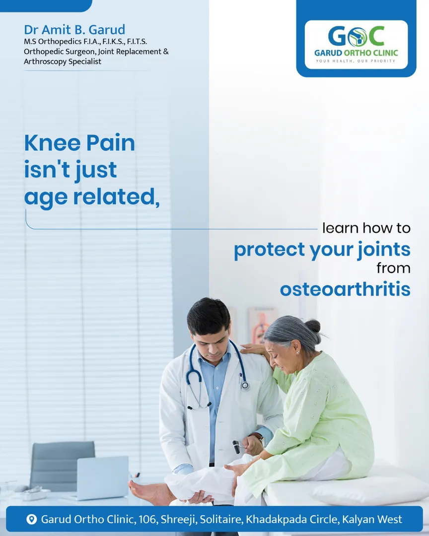Dr. Amit Garud, orthopedic & joint replacement surgeon in Kalyan