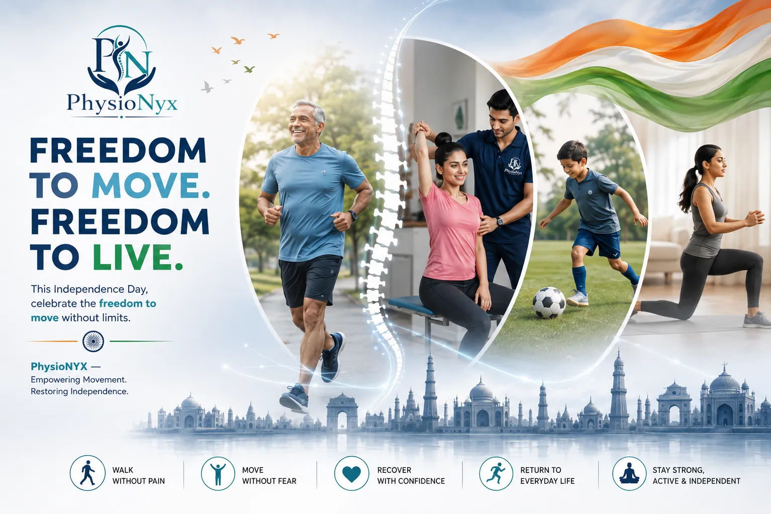 Independence Day 2026 | Freedom to Move, Freedom to Live | PhysioNYX