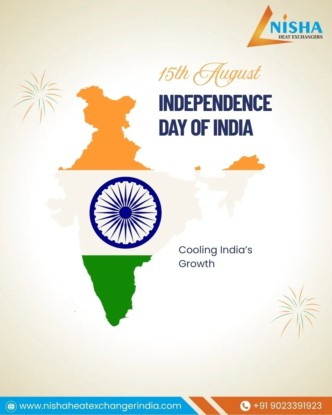 Happy Independence Day 2026 | Nisha Heat Exchangers