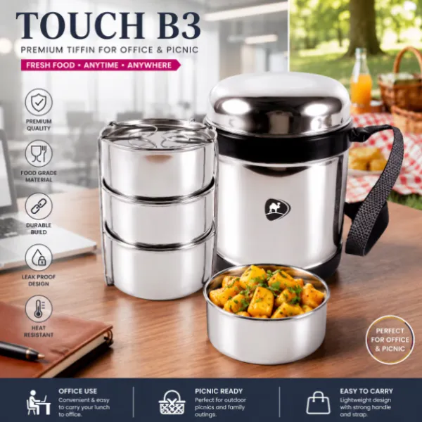 How a Stainless Steel Insulated Lunch Box in Delhi NCR Supports Everyday Food Storage