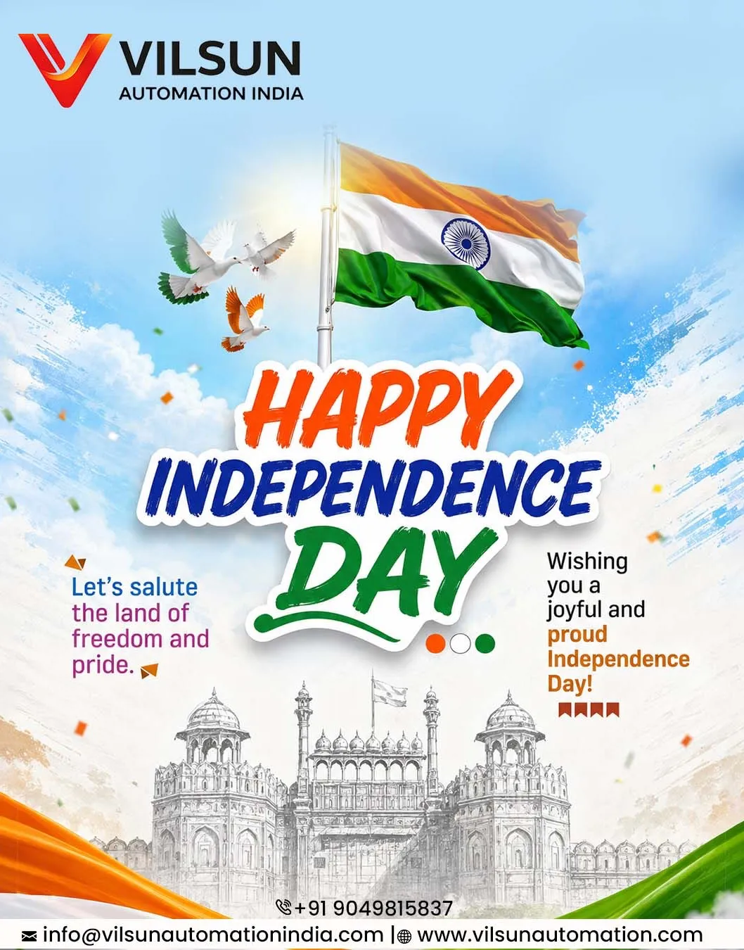 ๐ฎ๐ณ Freedom. Progress. Innovation.
This Independence Day, letโs celebrate the spirit of a self-relian...