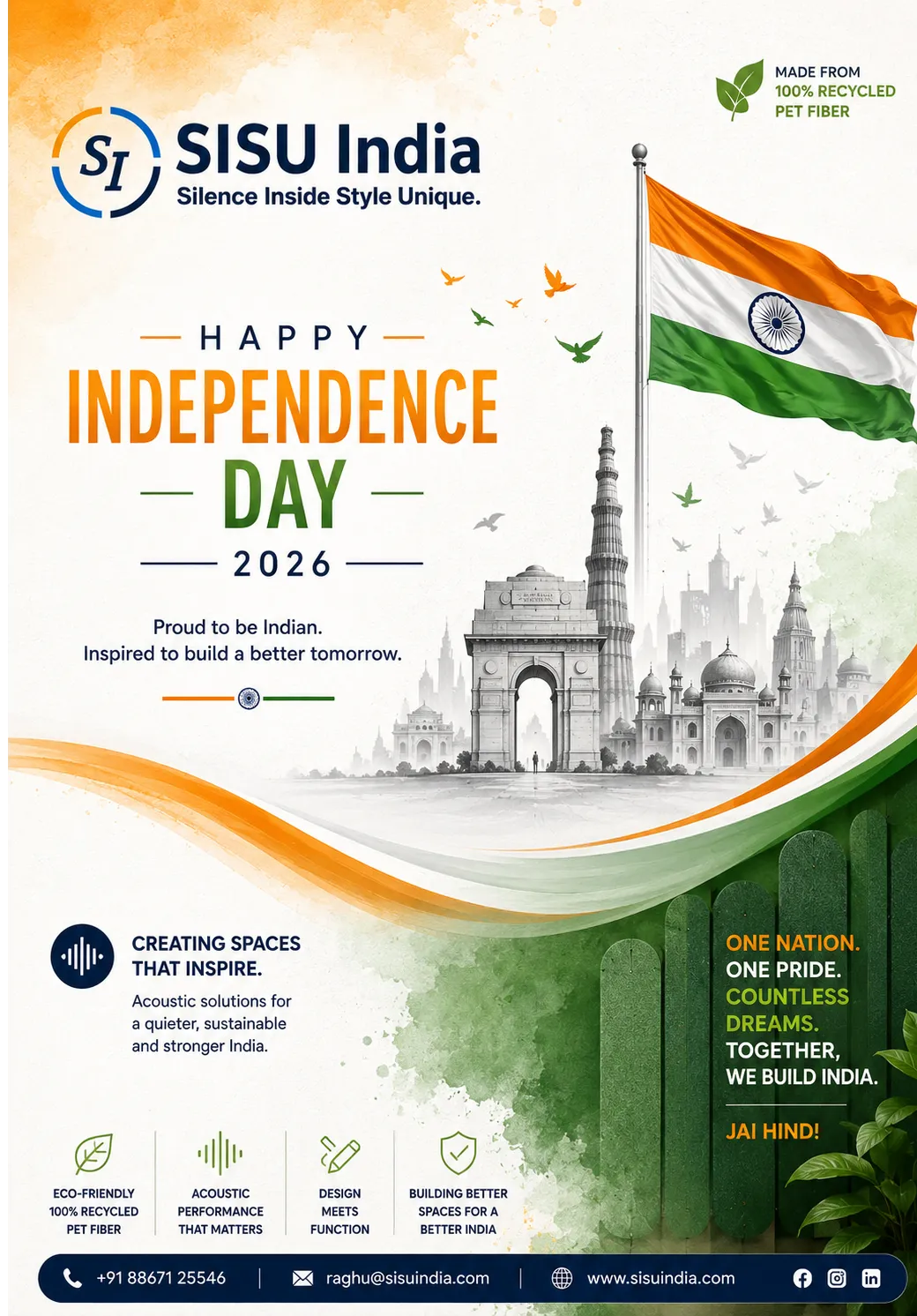 Happy Independence Day 2026 – SISU India