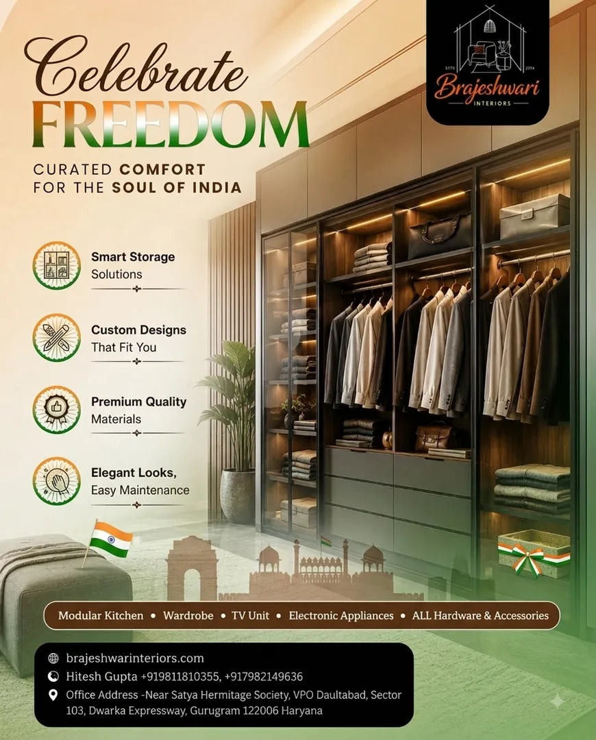 Freedom is living in a space designed just for you. 🇮🇳🏡