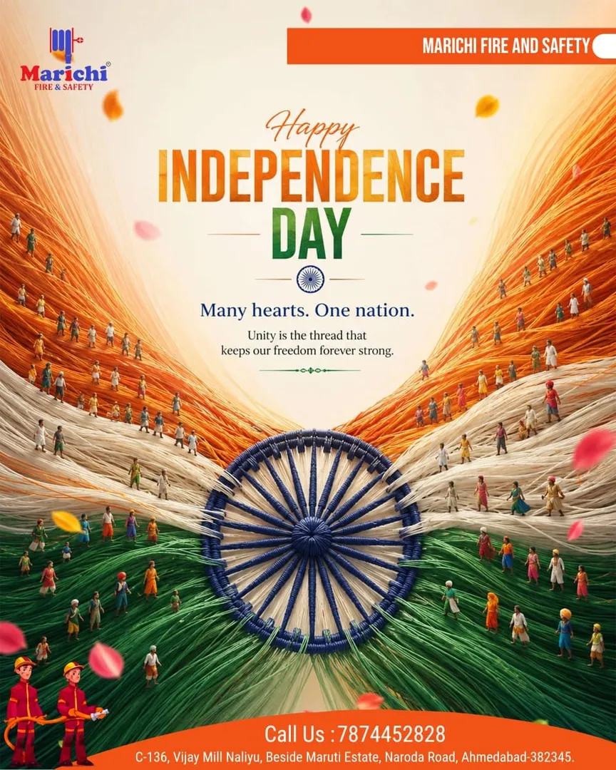Happy Independence Day Marichi Fire and Safety