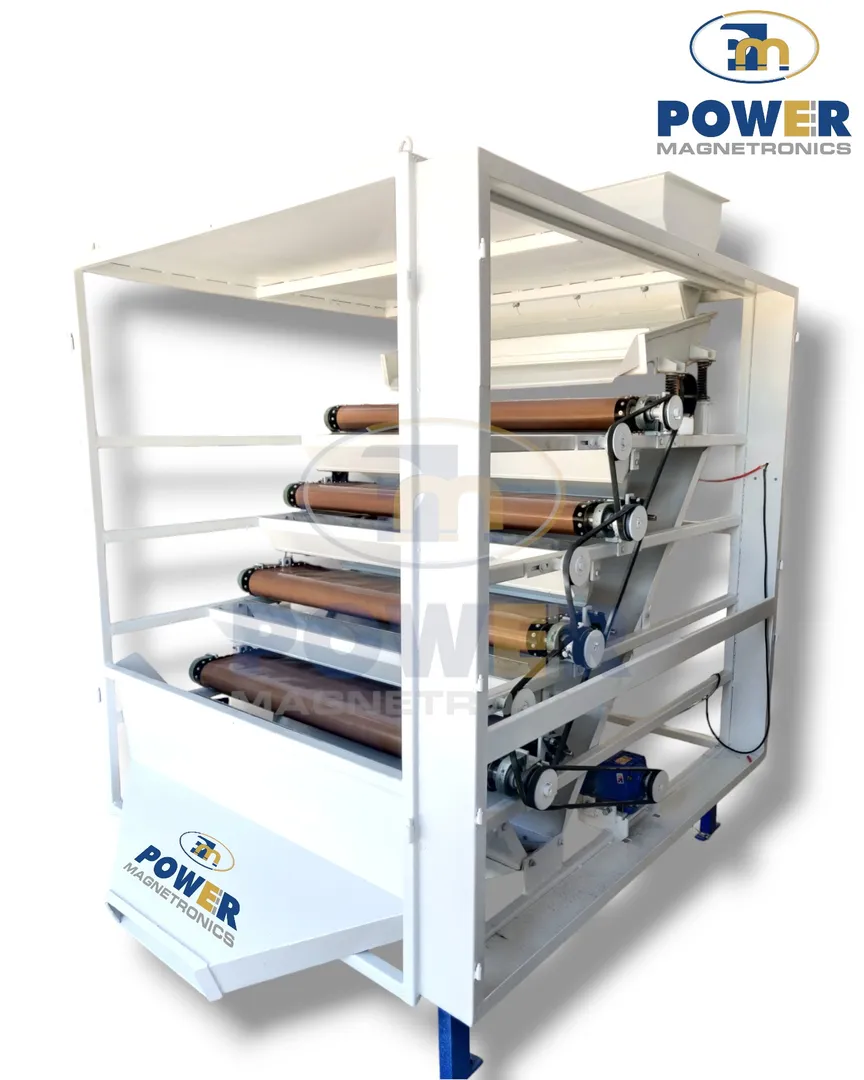 Magnetic Roller Separator for Mineral Powders