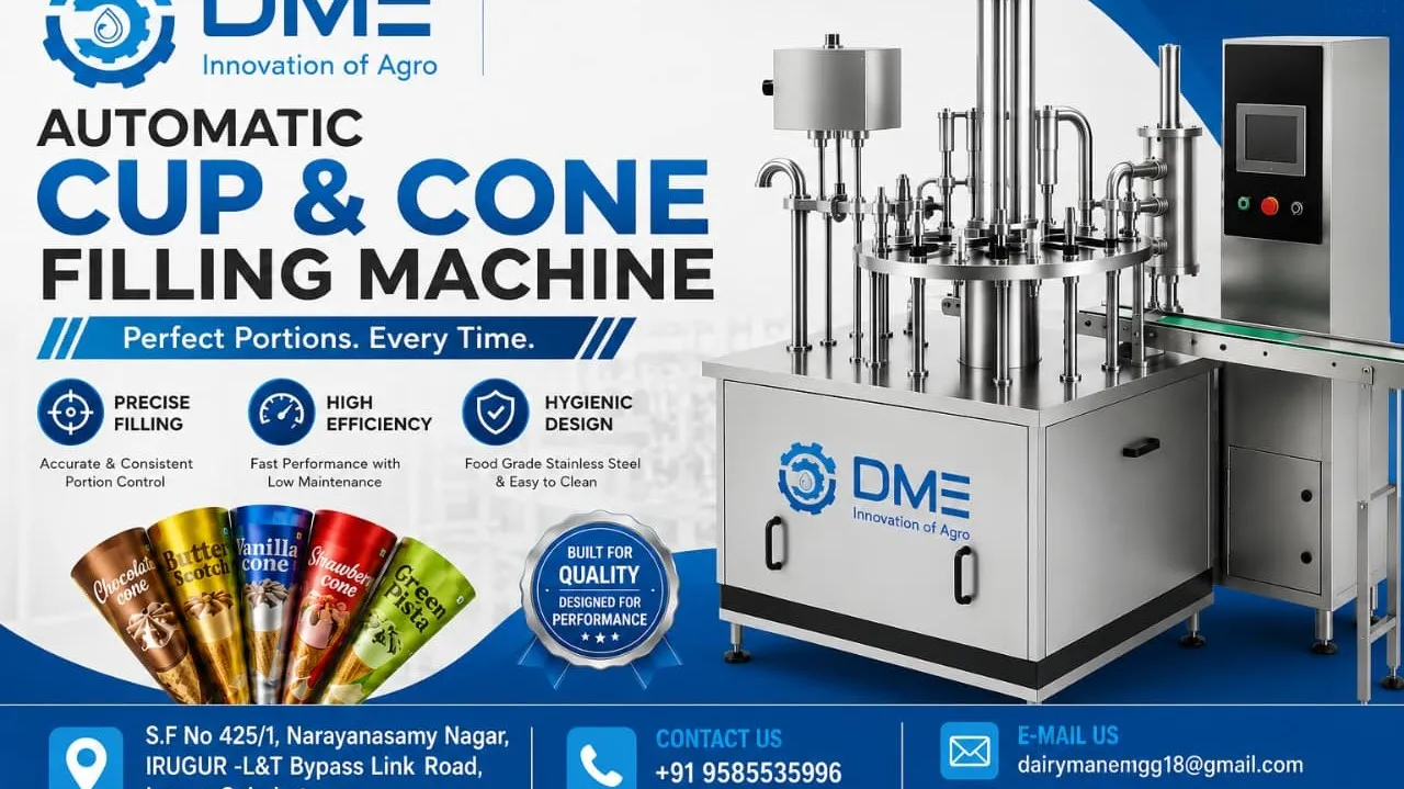 dairy equipments manufacturer in Coimbatore