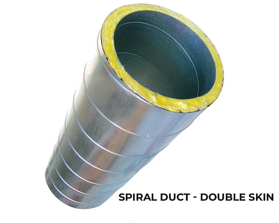 SPIRAL DOUBLE WALL Air Duct Manufacturer in Pune Maharashtra India