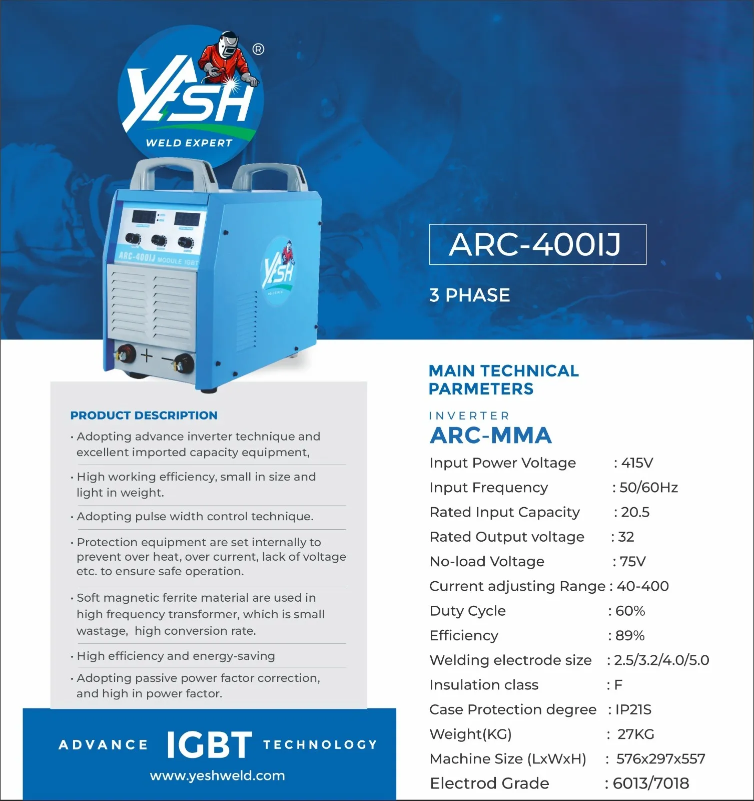 400AMP HEAVY DUTY WELDING MACHINE IN VADODARA