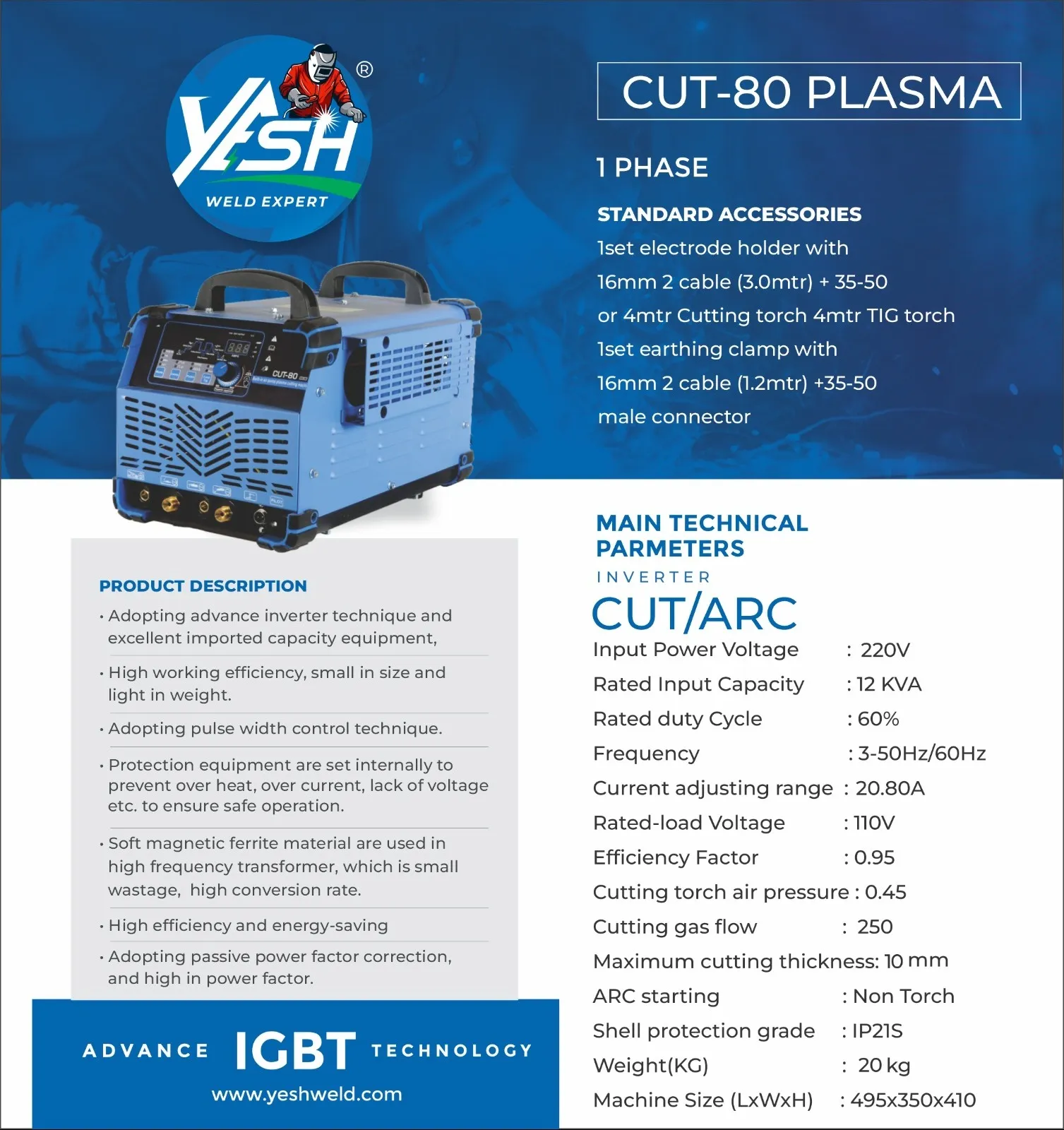 PLASMA CUT 80 WELDING MACHINE IN VADODARA