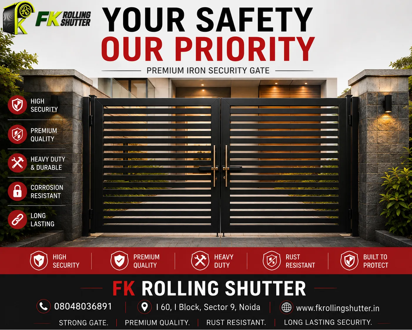 Security Gate Manufacturer In Noida Sector 1