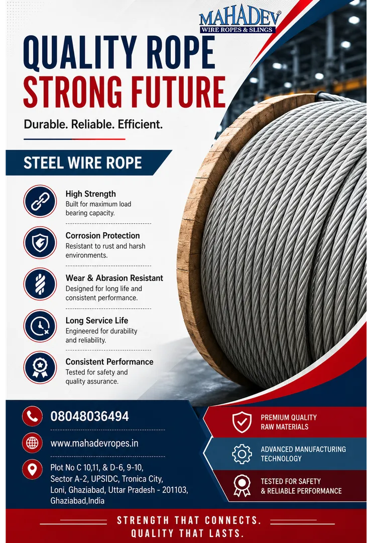 Steel Wire Rope Manufacturer in Ghaziabad