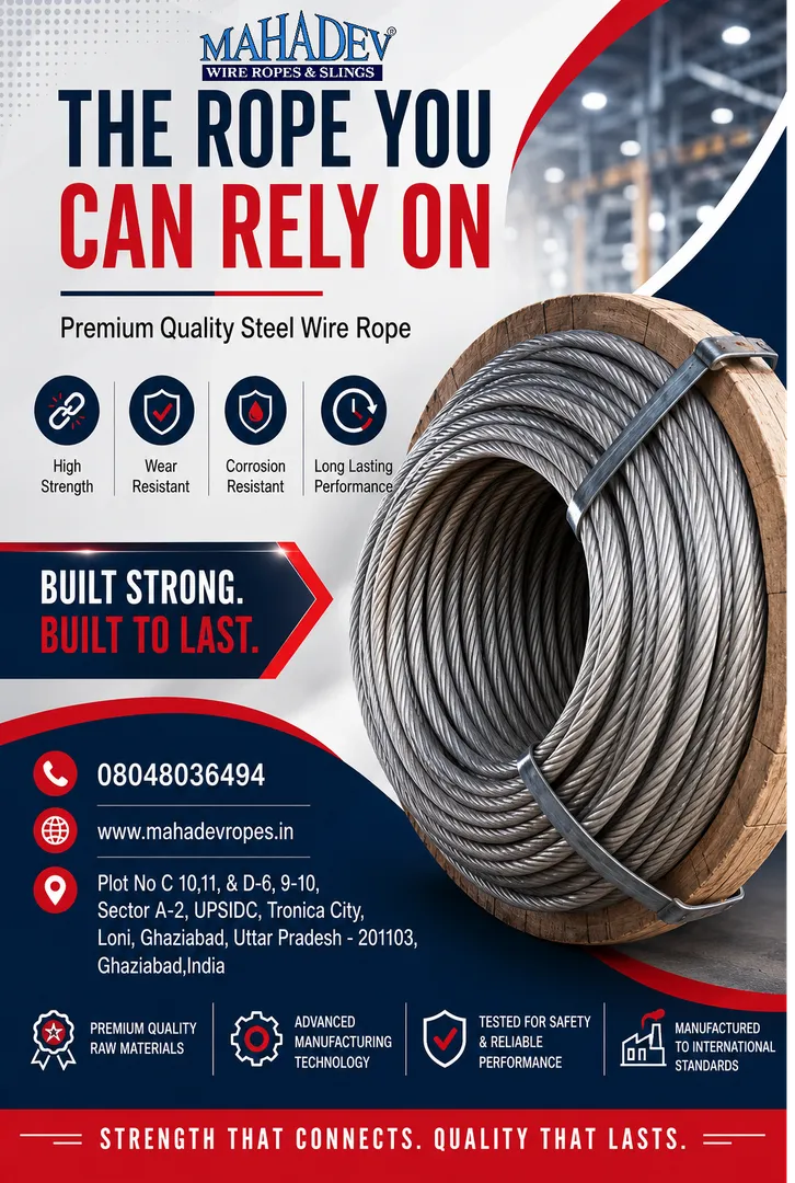 Steel Wire Rope Manufacturer In Loni Ghaziabad
