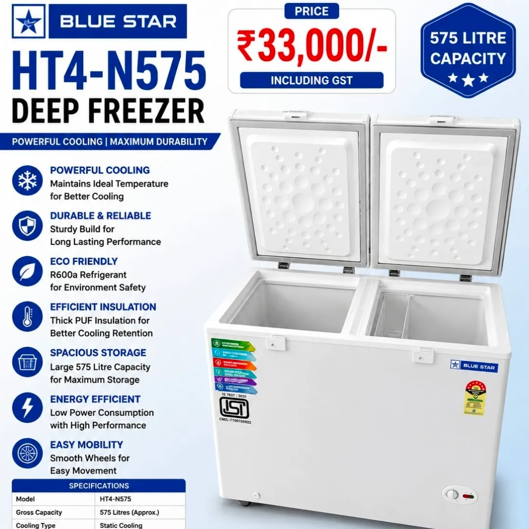 Ndv Cooling Equipments | Blue Star Authorised Commercial Deep Freezer Distributor In Coimbatore