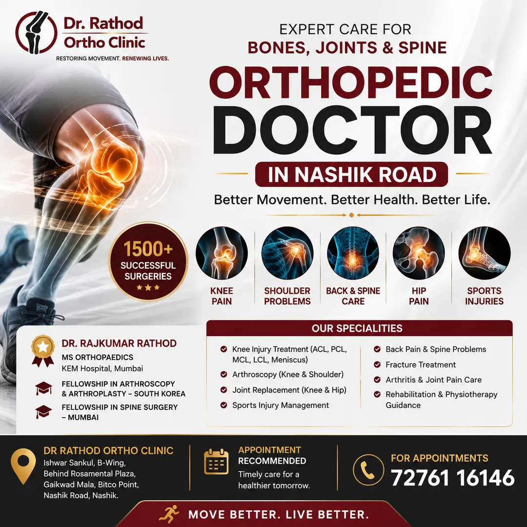 Orthopedic Doctor in Nashik Road β Expert Bone, Joint & Spine Care