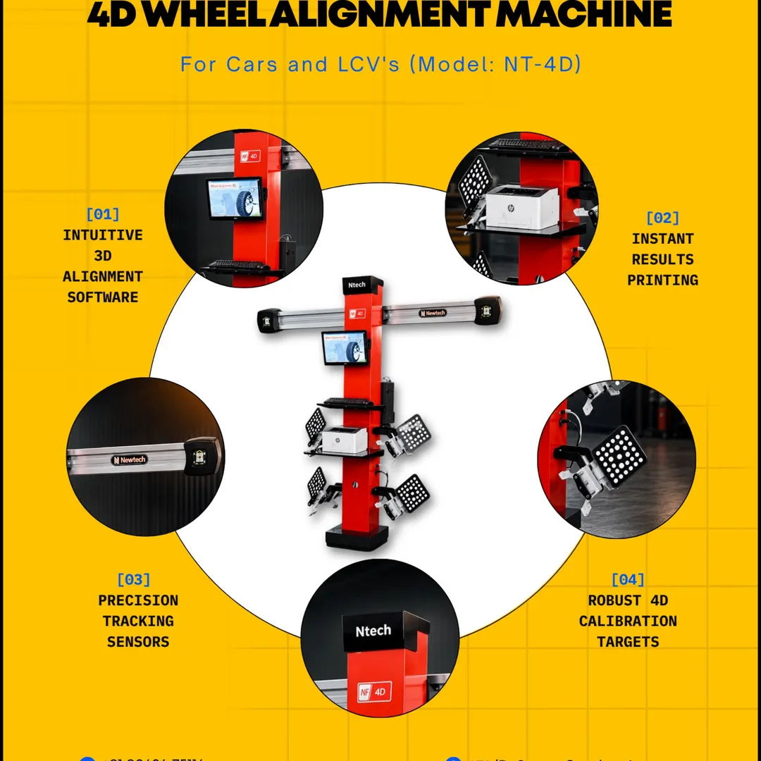 4D wheel alignment machine in coimbatore