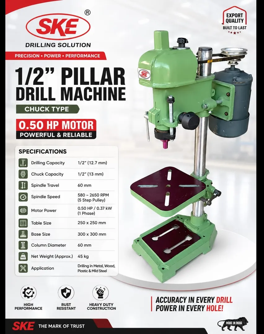 13 MM PILLAR DRILL MACHINE