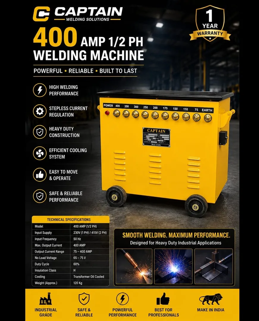 400 AMP STUD TYPE WELDING MACHINE